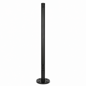 10ft Black 3'' Round Steel Light Pole 11 Gauge