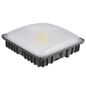 3 Wattage & 3 CCT Selectable Square Canopy Light-Wattage 30/45/70W-CCT 3000K/4000K/5000K