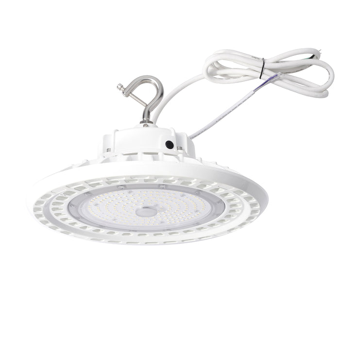 180/200/240W 3CCT White Housing LED UFO High Bay AC 100-277V