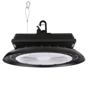 300W High Bay LED Light AC 120-277V Black Housing Motion Sensor