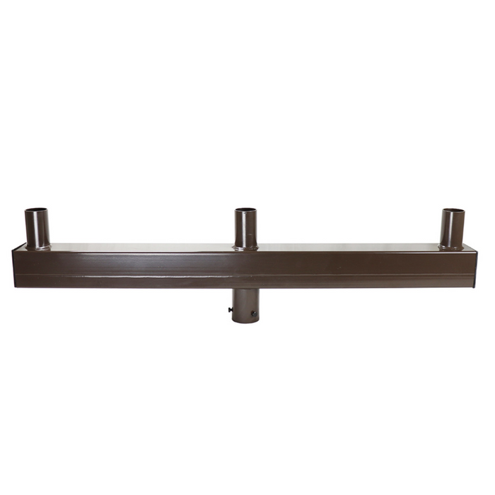 180° Low Profile Bullhorn with (3) 2-3/8in O.D. Tenon For 3 Fixtures