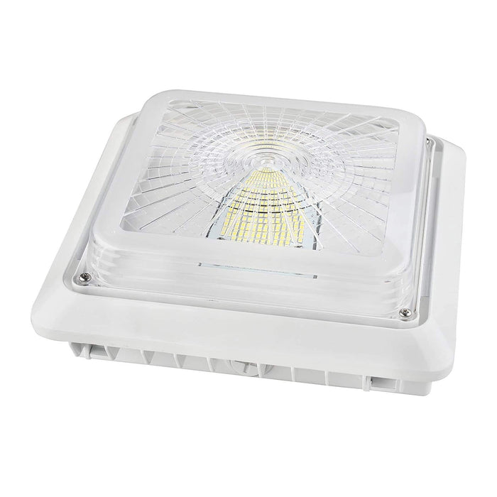 30/40/55W Square LED Canopy Light AC 120-277V CCT 30/40/50K