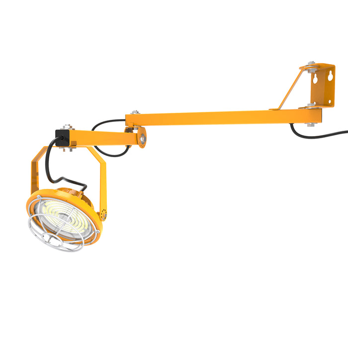 30W Led Dock Light-Adjustable Steel Mounting Arm AC 120-277V CCT 5000K