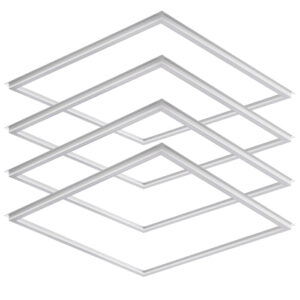 2*2 ft-LED Grid Light for Recessed Drop Ceilings-20W/30W/40W-Color Selectable 3000K/3500K/4000K/5000K/6500K-0-10V Dimmable 130LM/W-CRI > 80-AC 120-277V