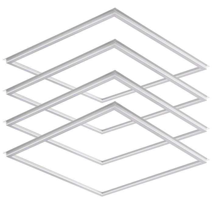 2*2 ft-LED Grid Light for Recessed Drop Ceilings-20W/30W/40W-Color Selectable 3000K/3500K/4000K/5000K/6500K-0-10V Dimmable 130LM/W-CRI > 80-AC 120-277V