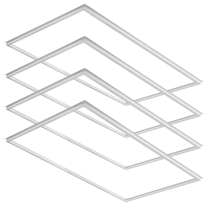 2*4 ft-LED Grid Light for Recessed Drop Ceilings-40W/50W/60W-Color Selectable 3000K/3500K/4000K/5000K/6500K-120-277V-Dimmable