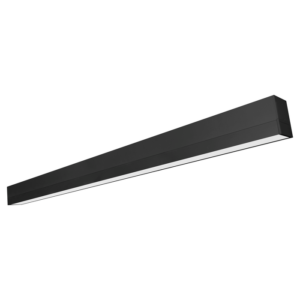 4FT Black Linear Strip Light 40/50/60W Wattage Selectable-CCT 3500K/4000K/5000K