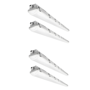 8FT LED Vapor Tight Light Selectable Wattage & CCT AC 120-277V