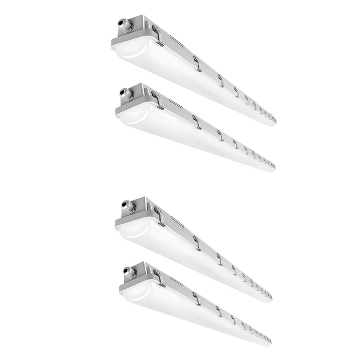 8FT LED Vapor Tight Light Selectable Wattage & CCT AC 120-277V