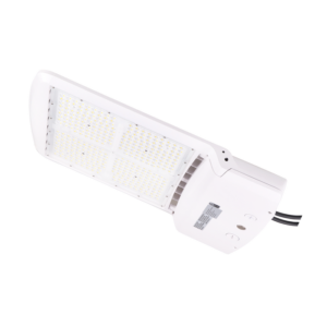300W/240W/200W Tunable Shoebox LED Area Light - White Housing - Type III - 145 LM/W - 0-10V Dimming