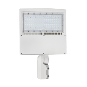 150W LED Shoebox Light White Housing AC 120-277V CCT 5000K