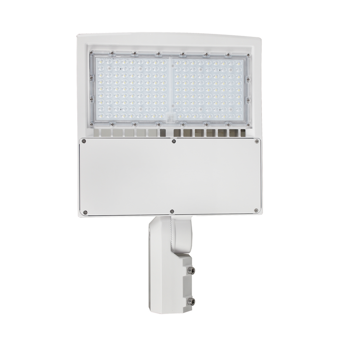 150W LED Shoebox Light White Housing AC 120-277V CCT 5000K
