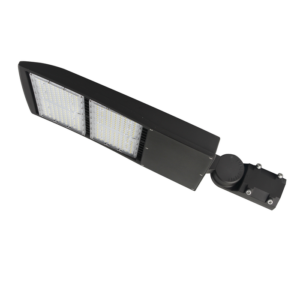 200W LED Shoebox Light Brown Housing AC 120-277V CCT 5000K