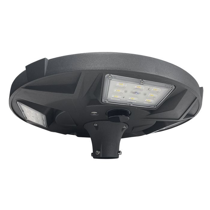 50W Solar LED Post Top Light with Motion Sensor
