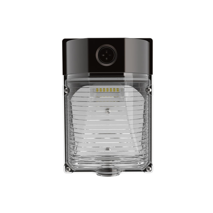 26W Mini Wall Pack Light with Built-In Photocell CCT tunable