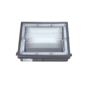 100W LED Semi Cutoff Wall Pack Light CCT 5000K AC 120-277V
