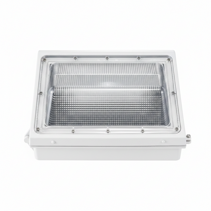 White Housing - 60/80/100/120W LED Semi Cutoff Wall Pack Light-Large Size-AC 120-277V CCT 3500K/4000K/5000K Tunable