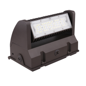 40W LED Rotatable Wall Pack Light Brown Housing AC 120-277V CCT 5000K
